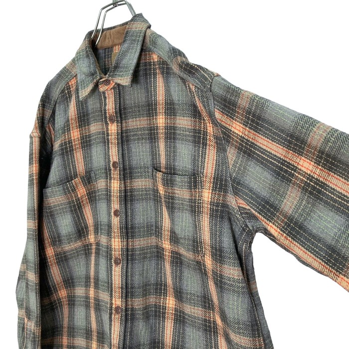 90s ST.JOHN'S BAY L/S cotton heavy check nel shirt | Vintage.City Vintage Shops, Vintage Fashion Trends