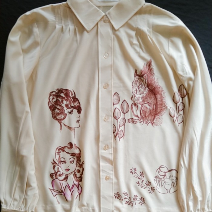 【STITCHSHOW】60-70sPolyestershirt | Vintage.City 古着屋、古着コーデ情報を発信