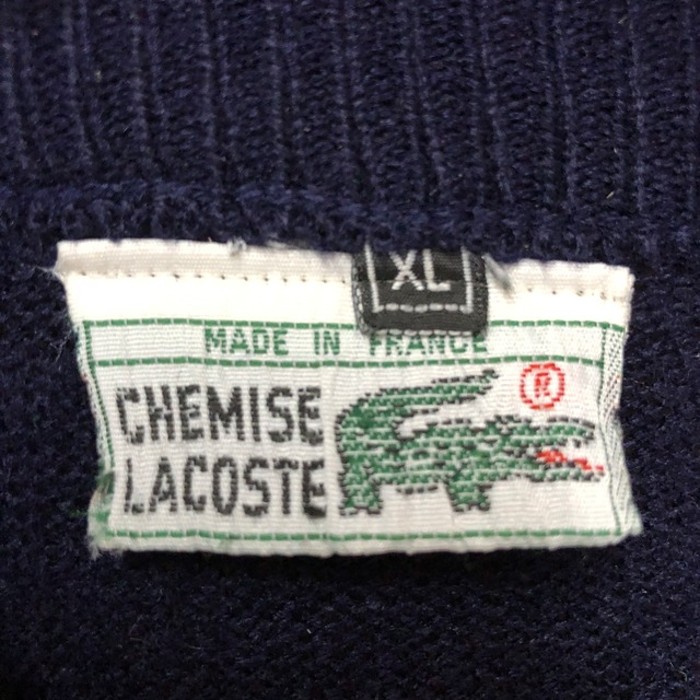 フランス製 70s VINTAGE LACOSTE ニット セーター メンズLサイズ 紺色 ネイビー 70年代 ラコステ フララコ ビンテージ ヴィンテージ アメカジ 古着 e24033102 | Vintage.City 古着屋、古着コーデ情報を発信
