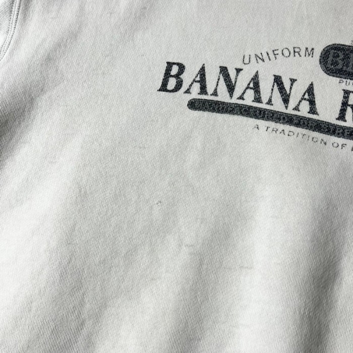 90s BANANA REPUBLIC ロゴ プリント スウェット トレーナー M / 90年代 オールド バナナリパブリック ホワイト バナリパ | Vintage.City 古着屋、古着コーデ情報を発信