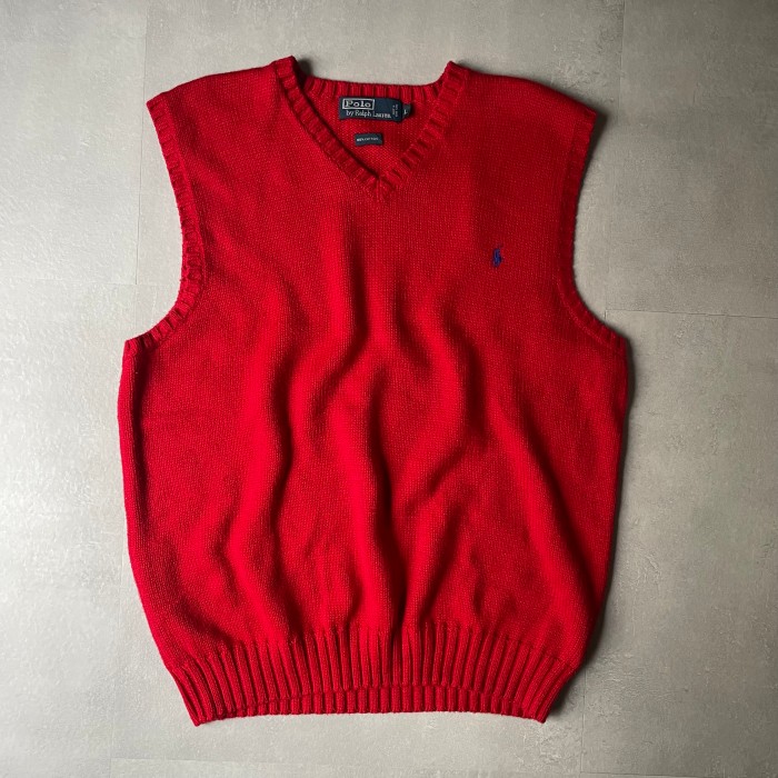 Ralph Lauren  knit vest | Vintage.City 빈티지숍, 빈티지 코디 정보