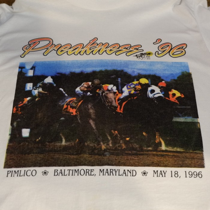 90s FRUIT OF THE LOOM “Preakness’96” 競馬プリントTシャツ | Vintage.City 古着屋、古着コーデ情報を発信