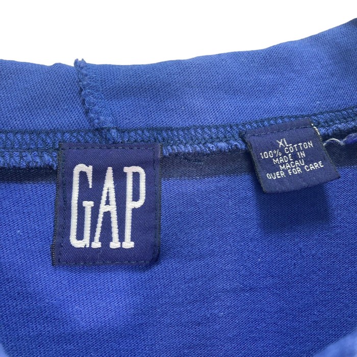90s OLD GAP L/S hooded cotton design cutsewn | Vintage.City 古着屋、古着コーデ情報を発信