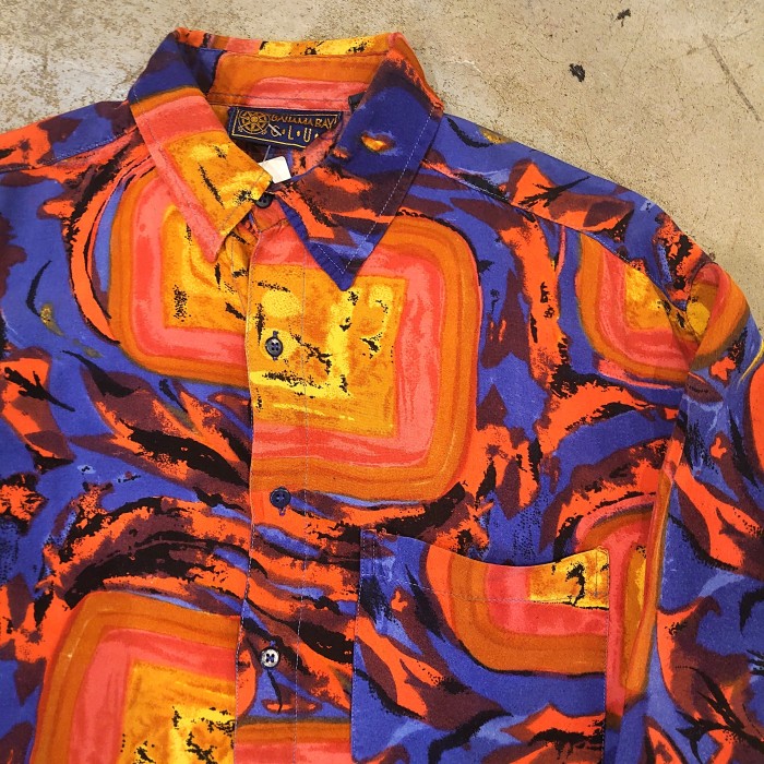 BAHAMA BAY CLUB design rayon shirt | Vintage.City 古着屋、古着コーデ情報を発信
