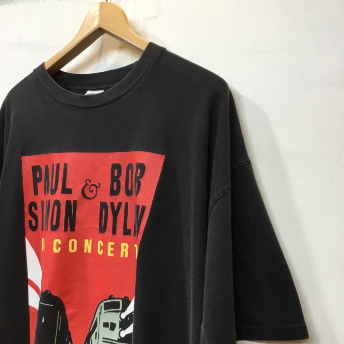 90’s Bob Dylan Paul Simon ボブ・ディラン ポール・サイモン Tシャツ バンドT アーティストT プリントT 古着 gr-136 | Vintage.City 古着屋、古着コーデ情報を発信
