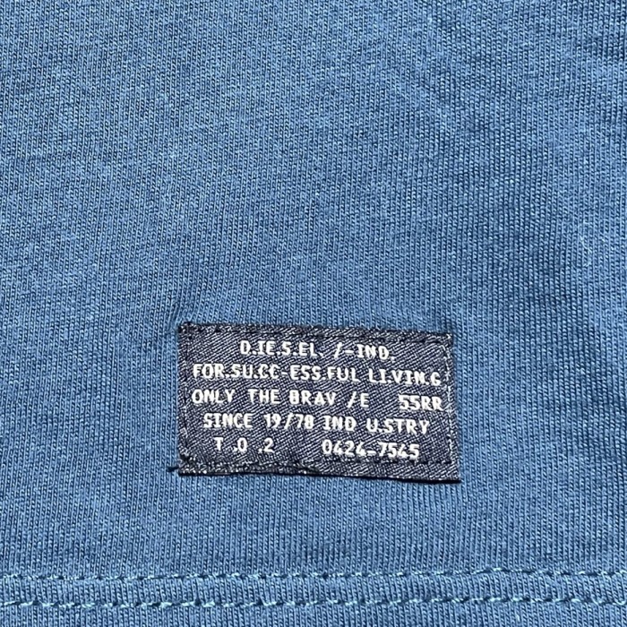 DIESEL クルーネックTシャツ ブルーグリーン Lサイズ | Vintage.City 빈티지숍, 빈티지 코디 정보