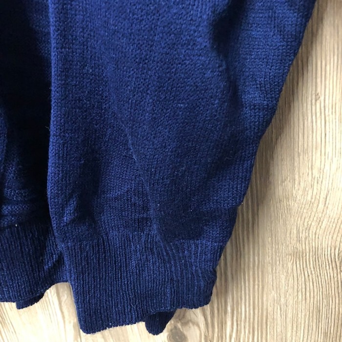 フランス製 70s VINTAGE LACOSTE ニット セーター メンズLサイズ 紺色 ネイビー 70年代 ラコステ フララコ ビンテージ ヴィンテージ アメカジ 古着 e24033102 | Vintage.City 古着屋、古着コーデ情報を発信