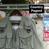 Country Pagent フィッシングベスト カーキ M CPF ポケット 9943 | Vintage.City 古着屋、古着コーデ情報を発信
