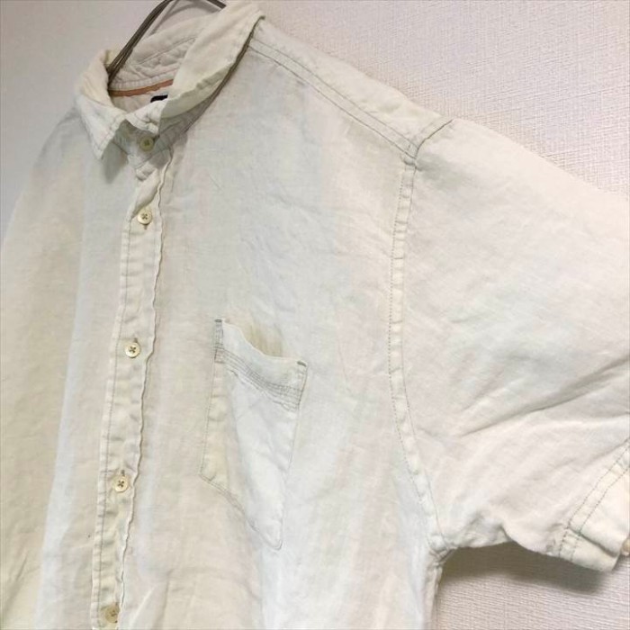 90s 古着 トミーヒルフィガー 半袖シャツ 白シャツ 刺繍ロゴ XL | Vintage.City 古着屋、古着コーデ情報を発信