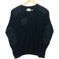 1980's COMMANDO   Vネック　コマンドセーター 黒 | Vintage.City 古着屋、古着コーデ情報を発信