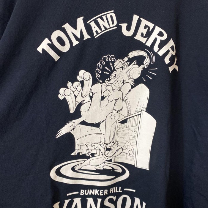 タグ付き VANSON ✖️ tom and jerry print T-shirt size XL 配送A　バンソン　トムとジェリー　コラボTシャツ　オーバーサイズ | Vintage.City 古着屋、古着コーデ情報を発信
