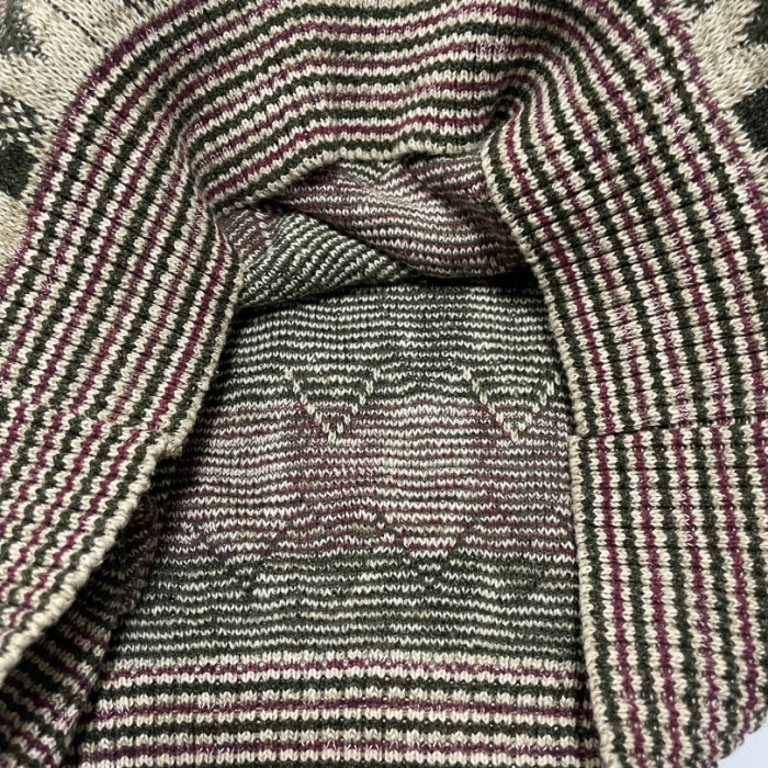 Petterned BIGsize Vnec sweater USA製 | Vintage.City 古着屋、古着コーデ情報を発信