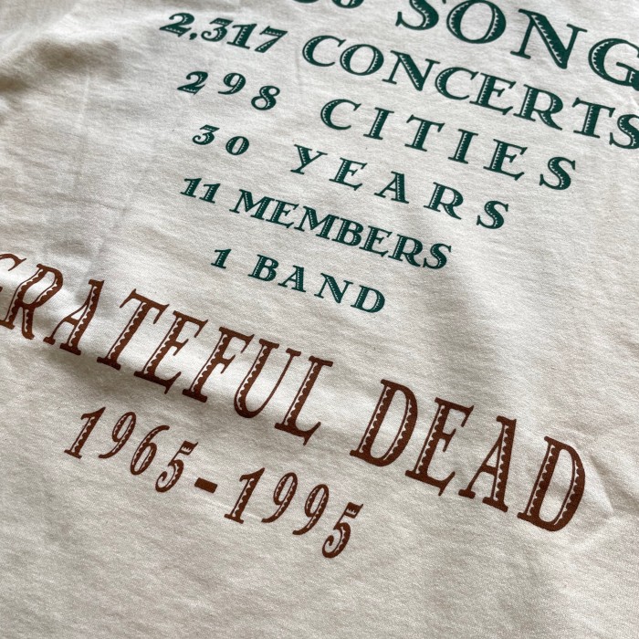 90's Deadstock Grateful Dead Tshirt                              古着　us古着　anvil アンビル　グレイトフルデッド　デッドストック 90年代　シングルステッチ | Vintage.City 古着屋、古着コーデ情報を発信