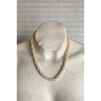 Vintage 70s-80s retro braid pearl classical necklace レトロ ヴィンテージ アクセサリー ブレード パール クラシカル ネックレス | Vintage.City 古着屋、古着コーデ情報を発信