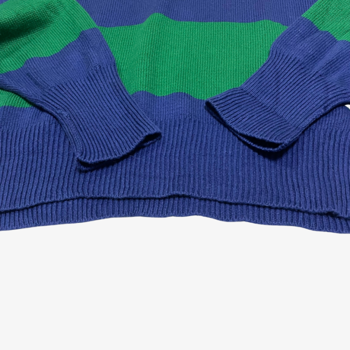 【Ralph Lauren】ボーダーコットンニットポロセーター | Vintage.City 古着屋、古着コーデ情報を発信