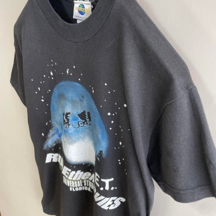 UNIVERSAL E.T. movie T-shirt size M 配送C　ユニバーサル　メキシコ製　ムービーTシャツ　名場面 | Vintage.City 빈티지숍, 빈티지 코디 정보