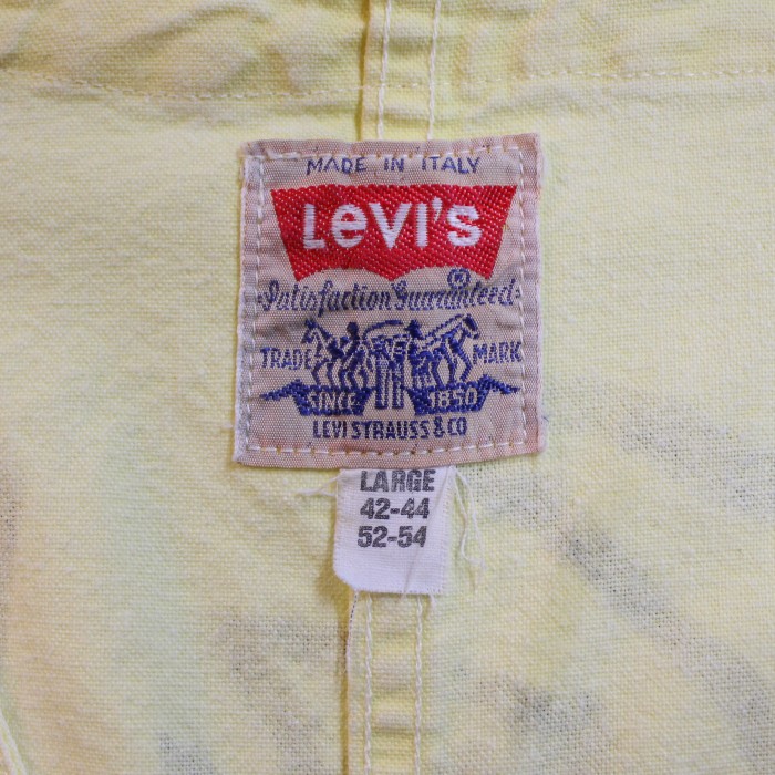 1980's Levi's / Painted Vest / Made In ITALY / 1980年代 リーバイス ベスト イタリア製 L | Vintage.City 古着屋、古着コーデ情報を発信