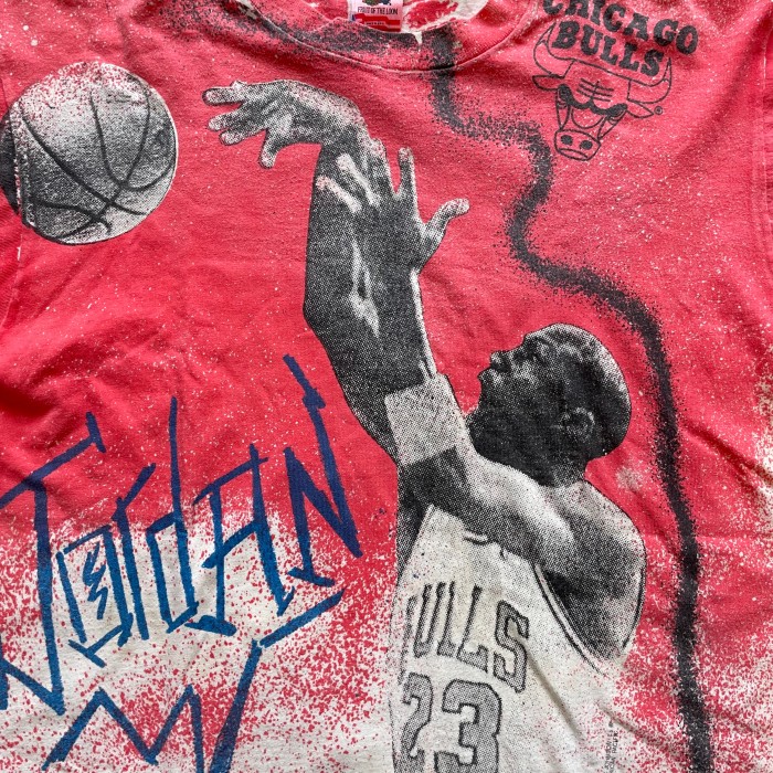 90's Michael Jordan All over print Tshirt   Fruit of the loom                                                                 古着　us古着　シカゴブルズ　NBA Tシャツ | Vintage.City 古着屋、古着コーデ情報を発信