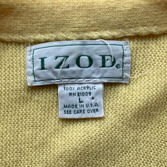 IZOD Acryl Knit Cadigan 【USA】 | Vintage.City 古着屋、古着コーデ情報を発信