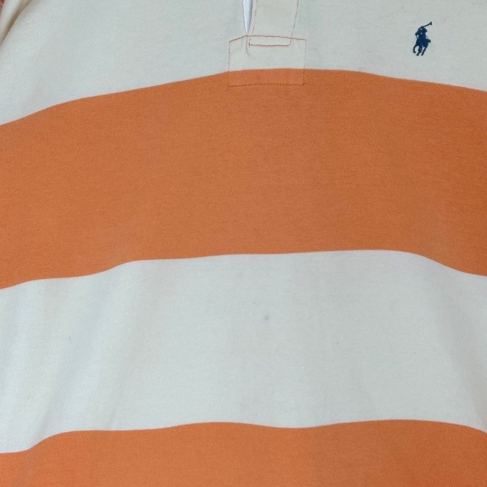 Ralph Lauren ラガーシャツ 刺繍ロゴ ワンポイントロゴ ボーダー | Vintage.City 빈티지숍, 빈티지 코디 정보