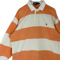Ralph Lauren ラガーシャツ 刺繍ロゴ ワンポイントロゴ ボーダー | Vintage.City 古着屋、古着コーデ情報を発信