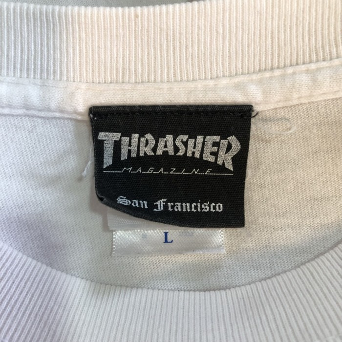 ジャスティンビーバー着用 THRASHER スラッシャー Tシャツ アメコミ L | Vintage.City 빈티지숍, 빈티지 코디 정보