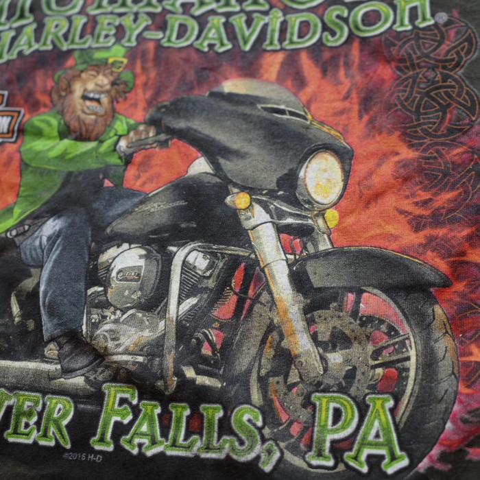 671 US 古着 ハーレー ダビッドソン L ミリタリー カーキ Tシャツ Harley-Davidson | Vintage.City 古着屋、古着コーデ情報を発信
