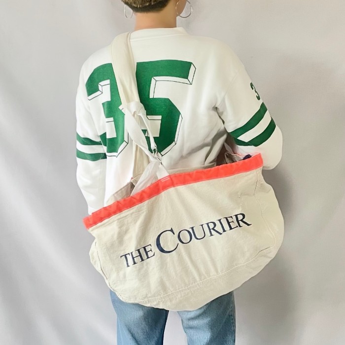 8-90s THE COURIER newspaper bag ニュースペーパーバッグ | Vintage.City 古着屋、古着コーデ情報を発信