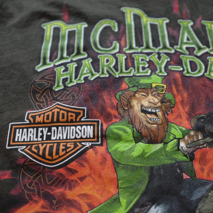 671 US 古着 ハーレー ダビッドソン L ミリタリー カーキ Tシャツ Harley-Davidson | Vintage.City 빈티지숍, 빈티지 코디 정보