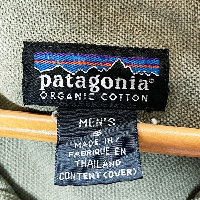 1990's patagonia   長袖コットン ポロシャツ カーキ パタゴニア | Vintage.City 古着屋、古着コーデ情報を発信