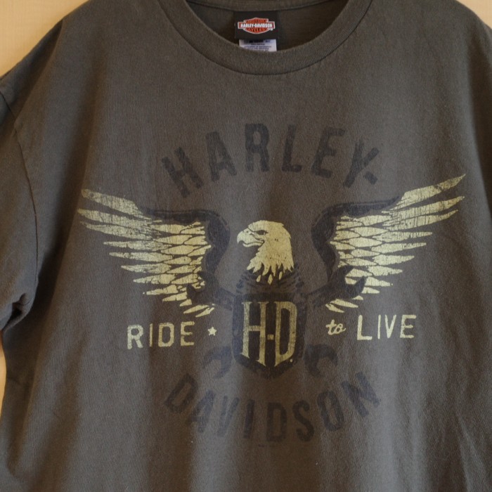 671 US 古着 ハーレー ダビッドソン L ミリタリー カーキ Tシャツ Harley-Davidson | Vintage.City Vintage Shops, Vintage Fashion Trends