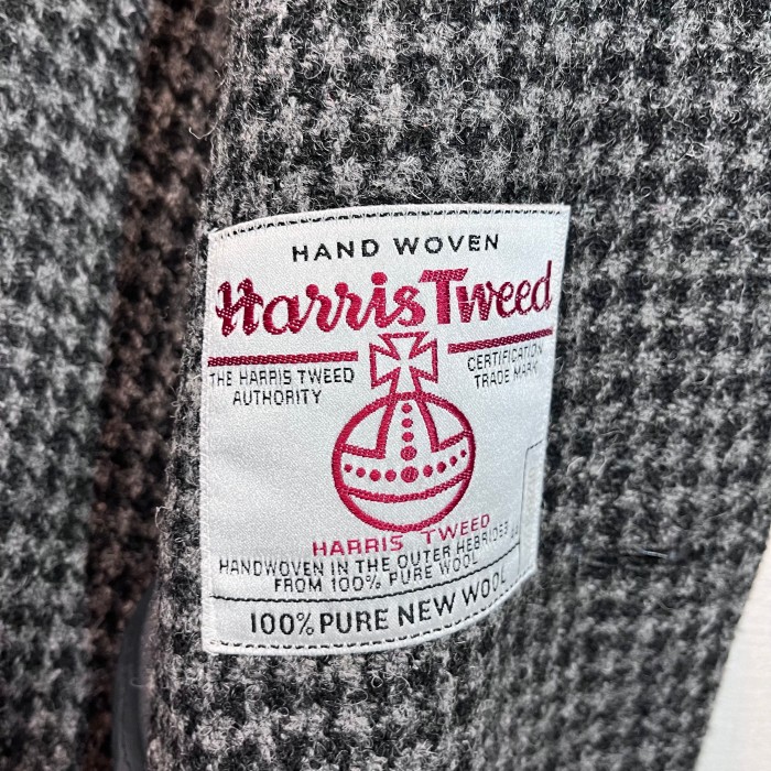 90s Harris Tweed/チェスターコート/日本製/ハウンドトゥース/ハリスツイード/グレー/ウール/90's/ビンテージ/ヴィンテージ/vintage/MADE IN JAPAN/Chester Coat | Vintage.City Vintage Shops, Vintage Fashion Trends