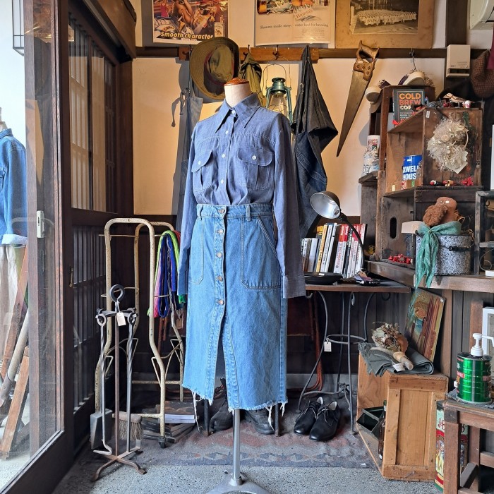 デニムスカート used [304020] | Vintage.City 古着屋、古着コーデ情報を発信