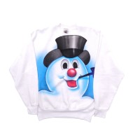 90's Airbrush Snowman Sweatshirt -L- | Vintage.City 古着屋、古着コーデ情報を発信