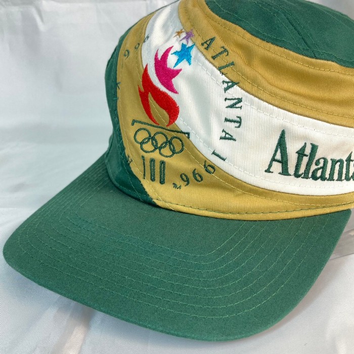 90s オリンピック100周年 アトランタ 刺繍ロゴ 6パネル キャップ | Vintage.City 古着屋、古着コーデ情報を発信
