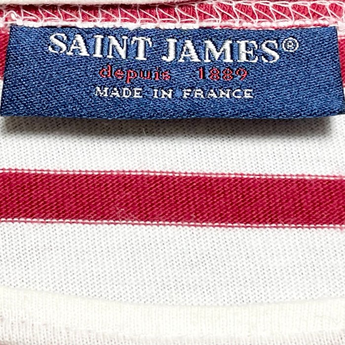 MADE IN FRANCE製 SAINT JAMES ボーダー柄半袖Tシャツ レッド×ホワイト XSサイズ | Vintage.City 古着屋、古着コーデ情報を発信