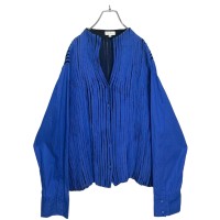 Osstinee 90-00s cotton pleats design jacket | Vintage.City 古着屋、古着コーデ情報を発信
