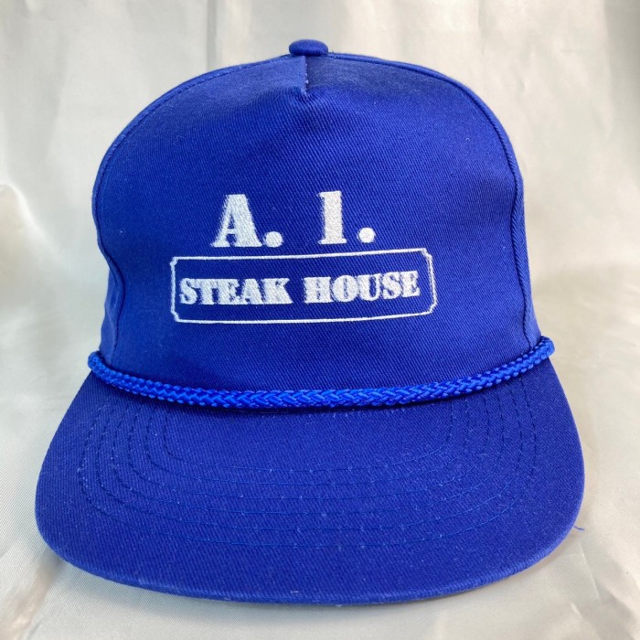 80s-90s アメリカ レストラン ステーキハウス プリントロゴ 5パネル キャップ | Vintage.City 古着屋、古着コーデ情報を発信