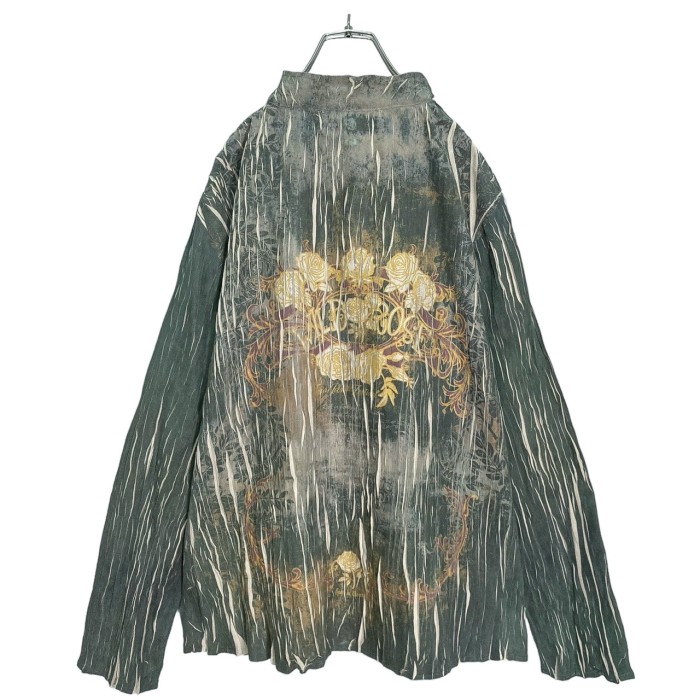 90-00s Euro vintage pleats design printed jacket | Vintage.City 빈티지숍, 빈티지 코디 정보