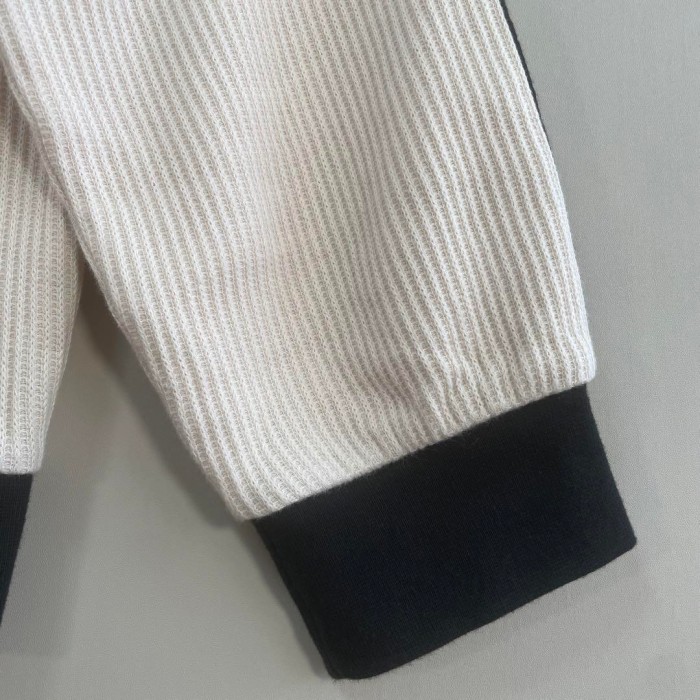 adidas waffle sweatshirt size XL,2XL 配送C アディダス　ワッフルスウェット　刺繍ロゴ　オフホワイト | Vintage.City 빈티지숍, 빈티지 코디 정보