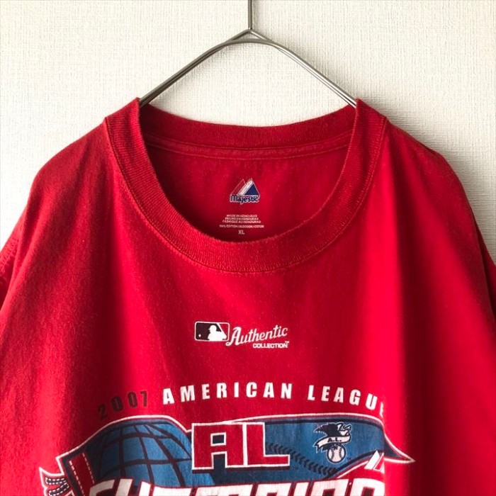 90s 古着 マジェスティック Tシャツ アメリカンリーグ 野球 XL | Vintage.City 古着屋、古着コーデ情報を発信