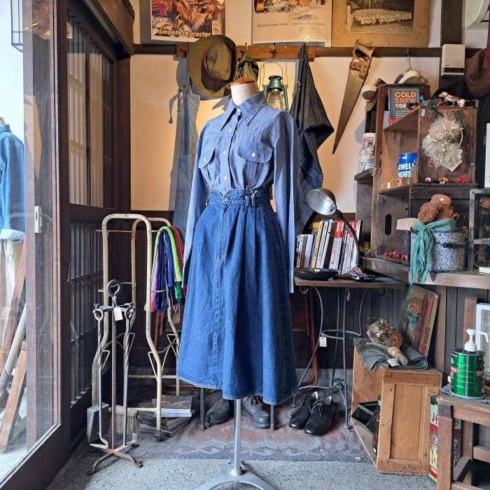 デニムスカート used [304019] | Vintage.City 빈티지숍, 빈티지 코디 정보