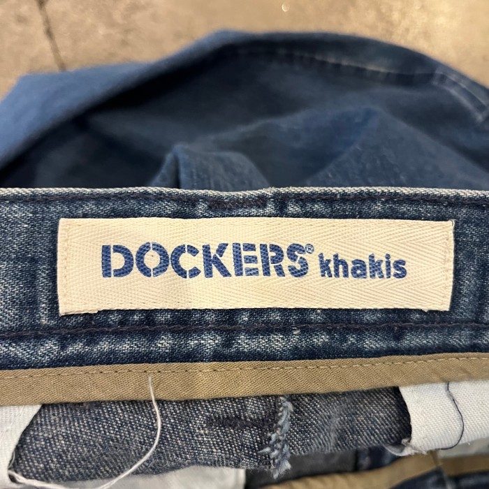 DOCKERS denim slacks pants | Vintage.City 古着屋、古着コーデ情報を発信