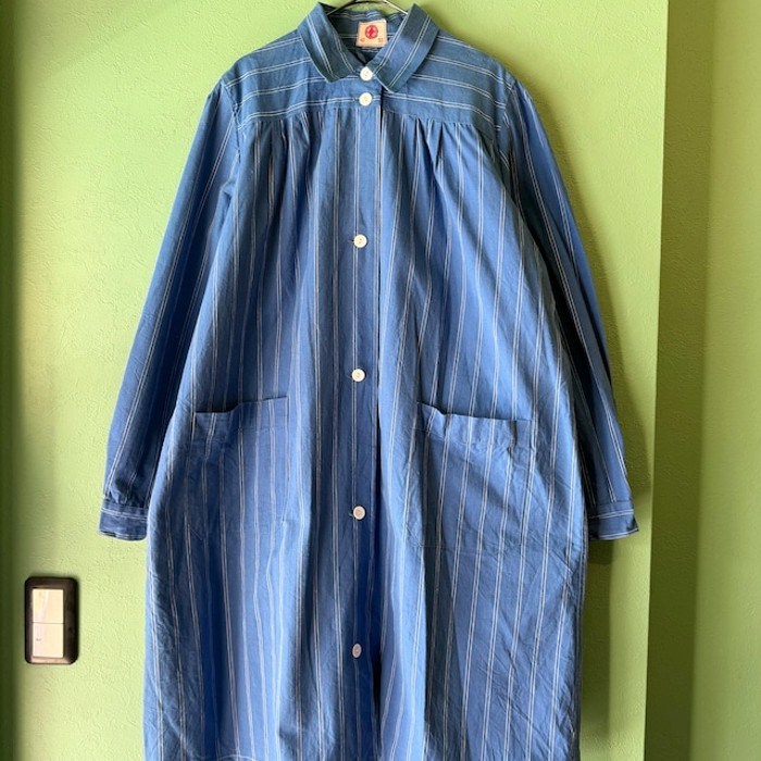 60s スウェーデン軍 ストライプ ホスピタルコート | Vintage.City 古着屋、古着コーデ情報を発信