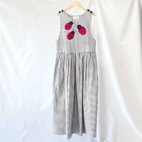 Made in USA gingham ladybird maxi onepiece アメリカ製てんとう虫ワンピース | Vintage.City 古着屋、古着コーデ情報を発信