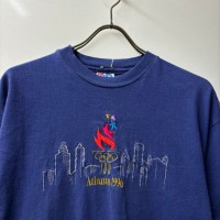 Atlanta Olympic Tee 刺繍　Hanes BEEFY-T シングルステッチ　Tシャツ | Vintage.City 빈티지숍, 빈티지 코디 정보