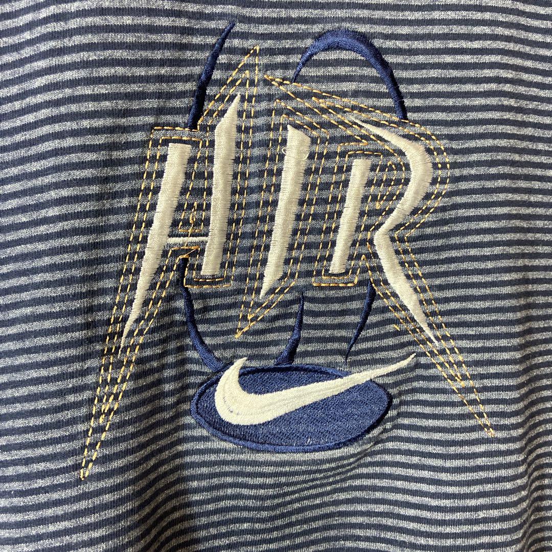 NIKE usa製 embroidery logo ringer T-shirt size M 配送A