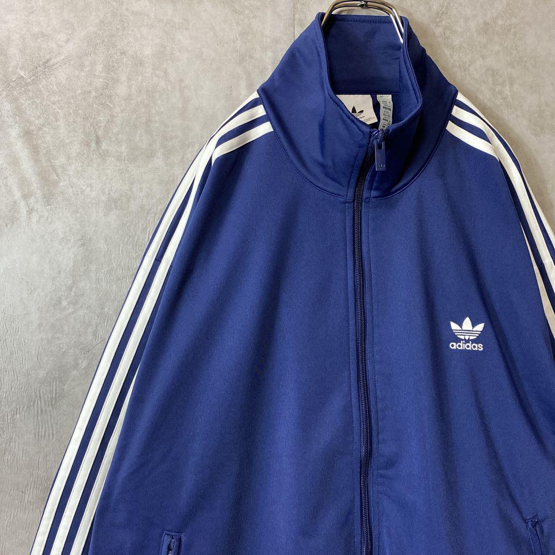 adidas 3stripes track jacket size 3XL 配送A アディダス ファイヤー