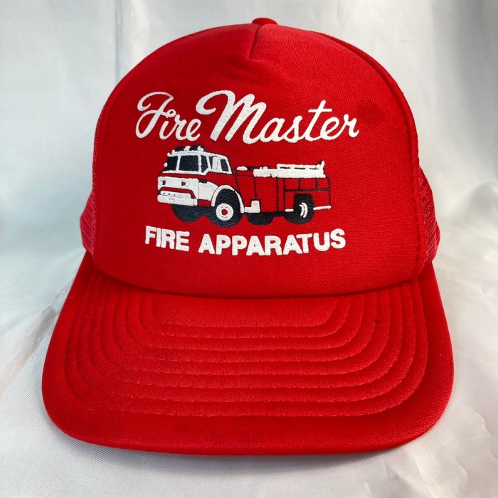 80s-90s アメリカ 企業ロゴ 消防設備 プリントロゴ 5パネル メッシュキャップ | Vintage.City 古着屋、古着コーデ情報を発信