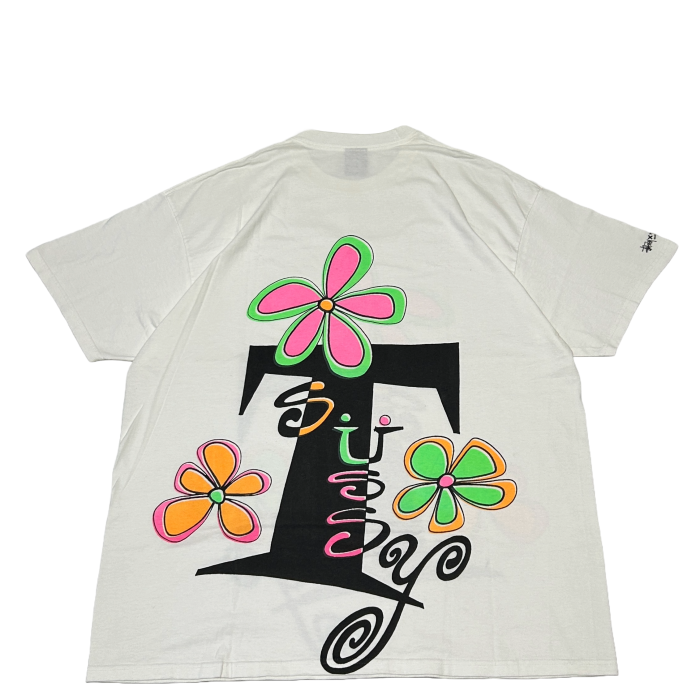 ００S STUSSY×HECTIC /ステューシー ヘクティク フラワーロゴ Tシャツ | Vintage.City 빈티지숍, 빈티지 코디 정보